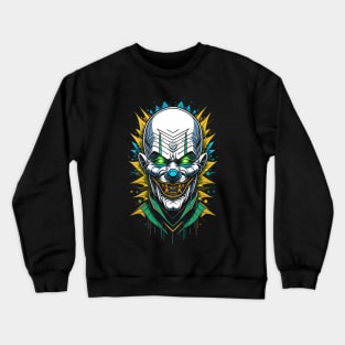 Colorful Masked Clown Crewneck Sweatshirt